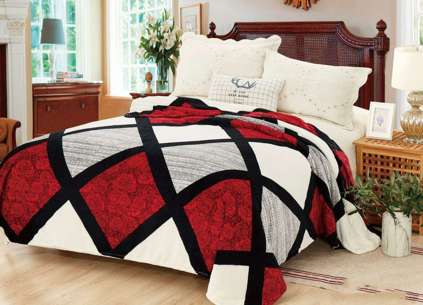 Pătura pufoasă COCOLINO, 2 persoane PCA1 1