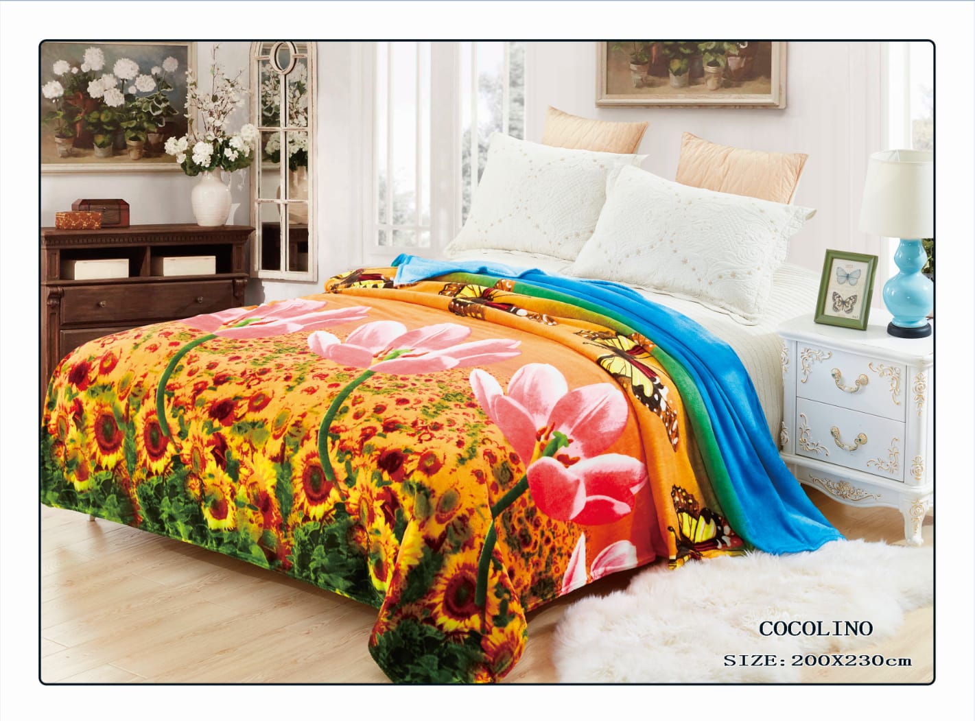 Pătura pufoasă COCOLINO, 2 persoane PCB1 1