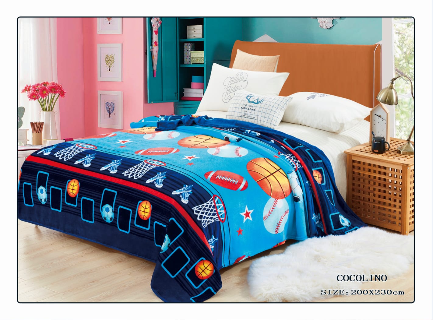 Pătura pufoasă COCOLINO, 2 persoane PCB10 2