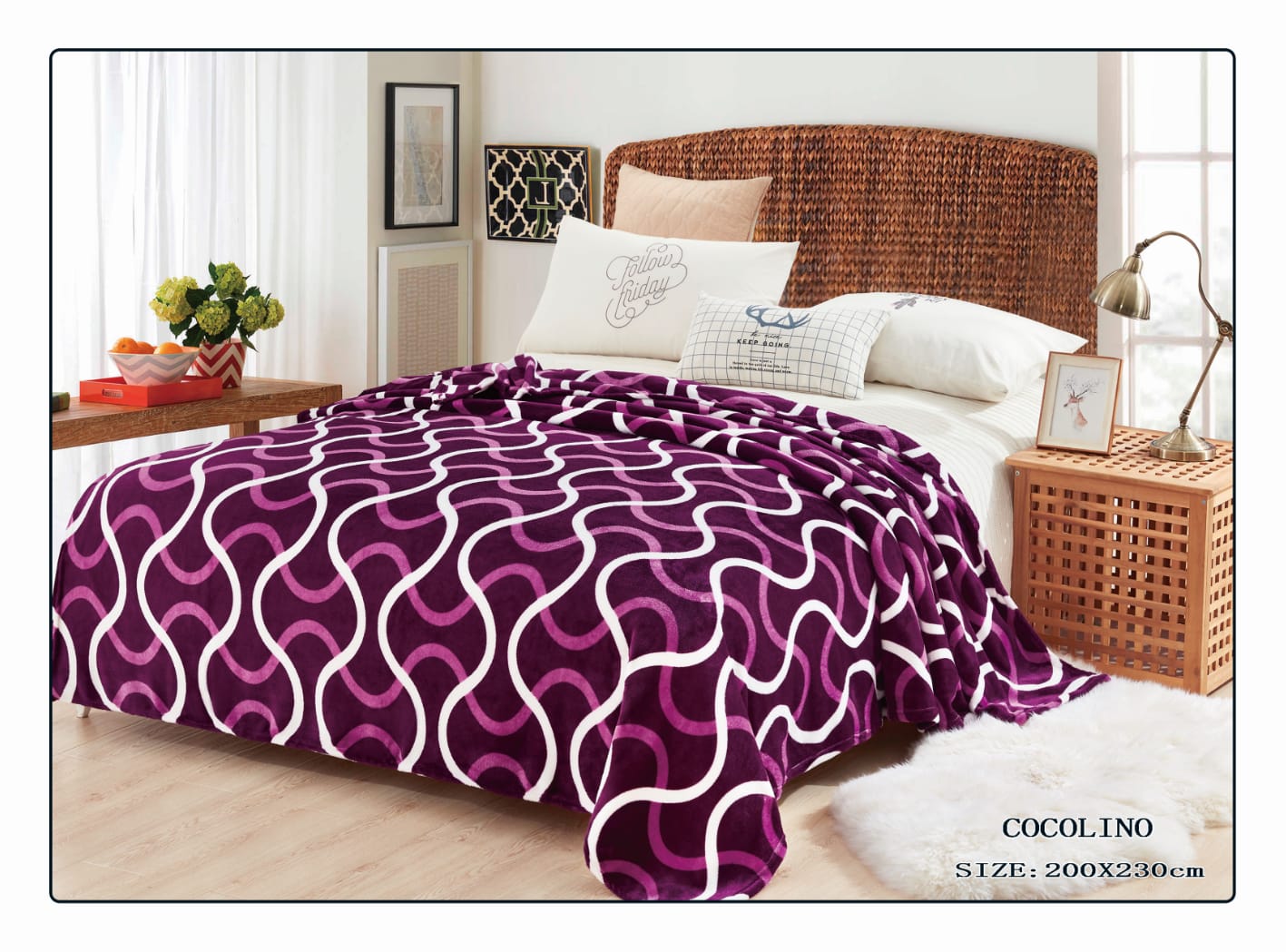 Pătura pufoasă COCOLINO, 2 persoane PCB12 2