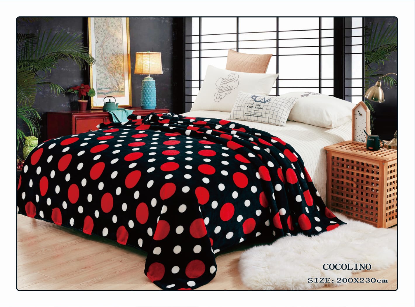 Pătura pufoasă COCOLINO, 2 persoane PCB2 1