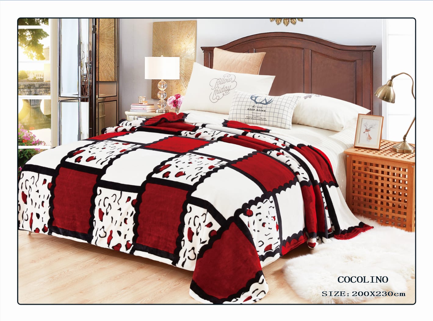 Pătura pufoasă COCOLINO, 2 persoane PCB9 2