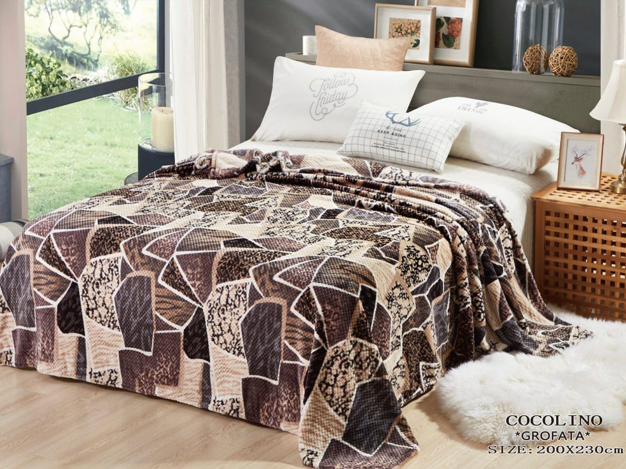 Pătura pufoasă COCOLINO Grofata, 2 persoane PG15 1