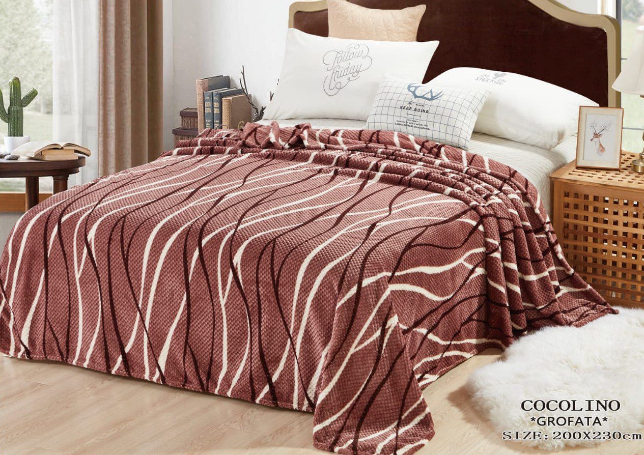 Pătura pufoasă COCOLINO Grofata, 2 persoane PG9 2