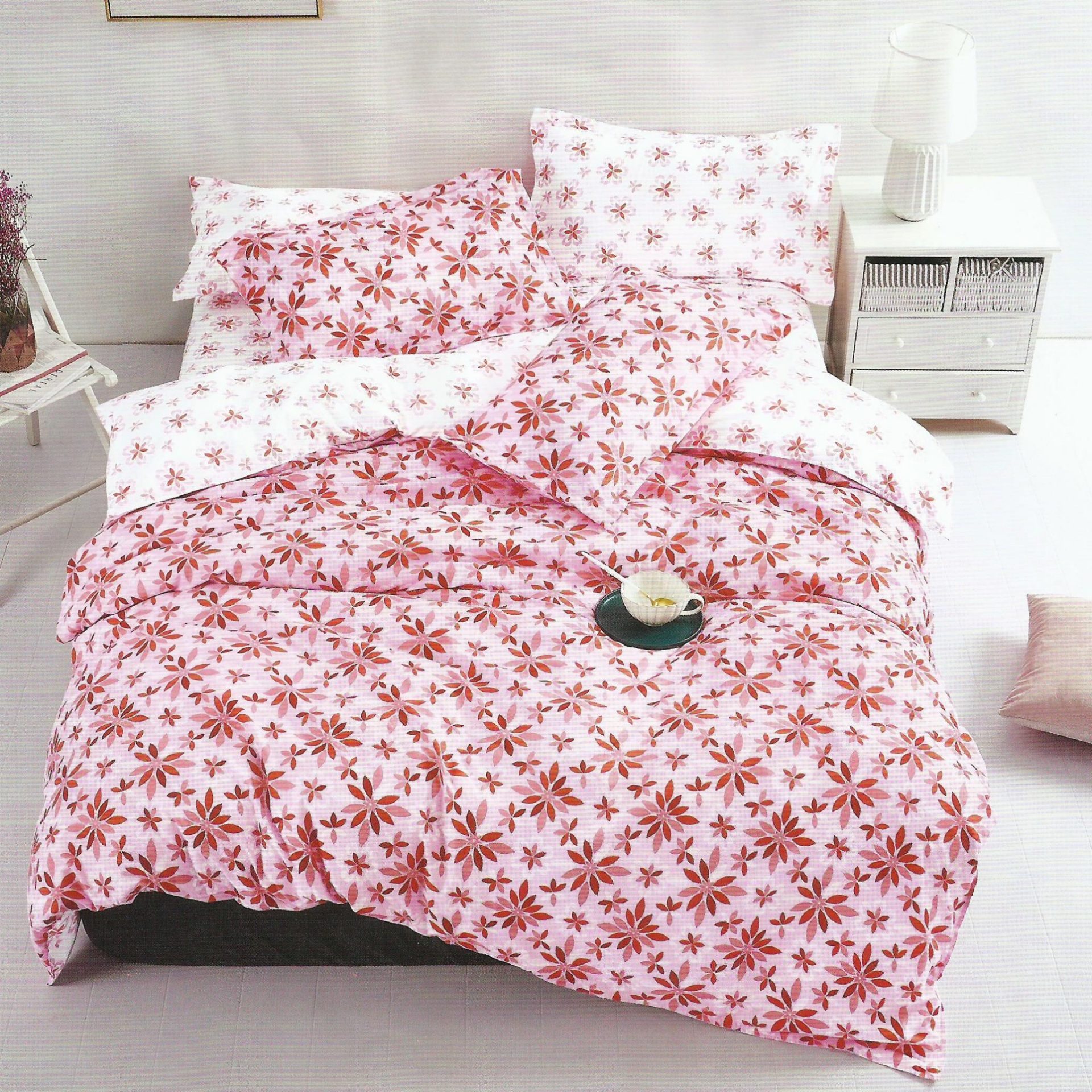 Lenjerie de pat Dublu Bumbac Satinat TI17 2