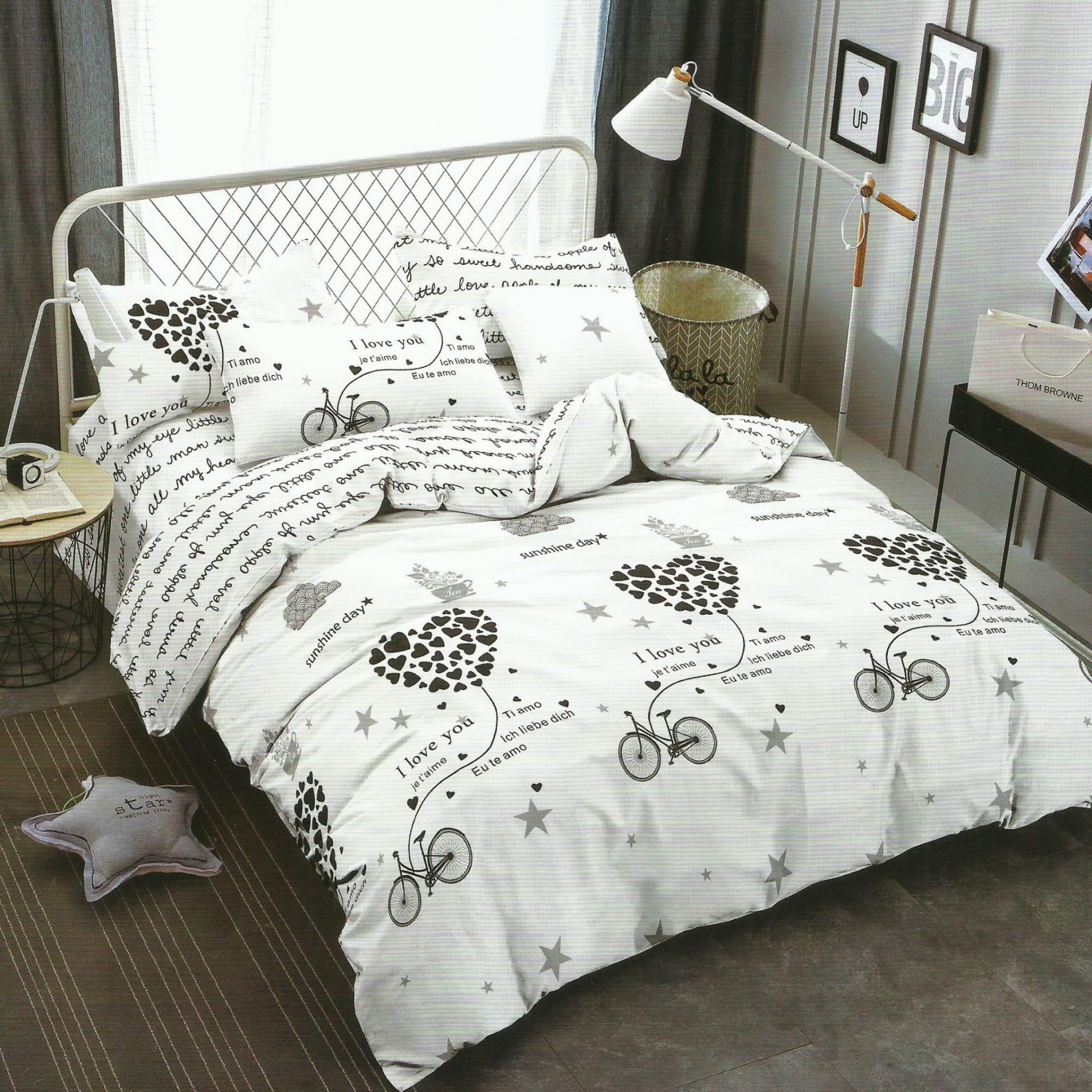 Lenjerie de pat Dublu Bumbac Satinat TI22 2