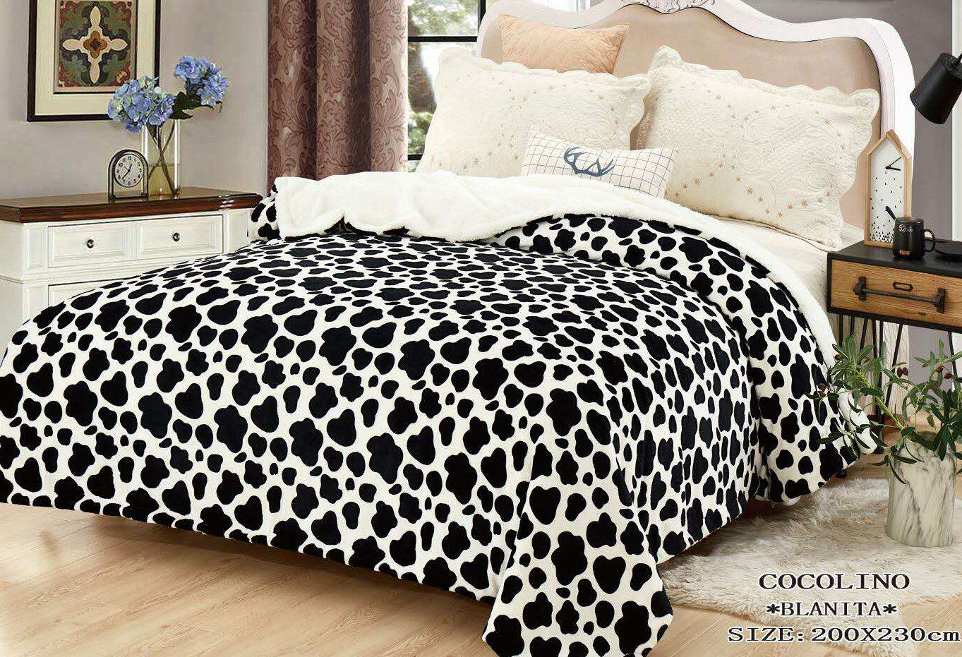 Pătura pufoasă COCOLINO Blanita, 2 persoane PB22 1