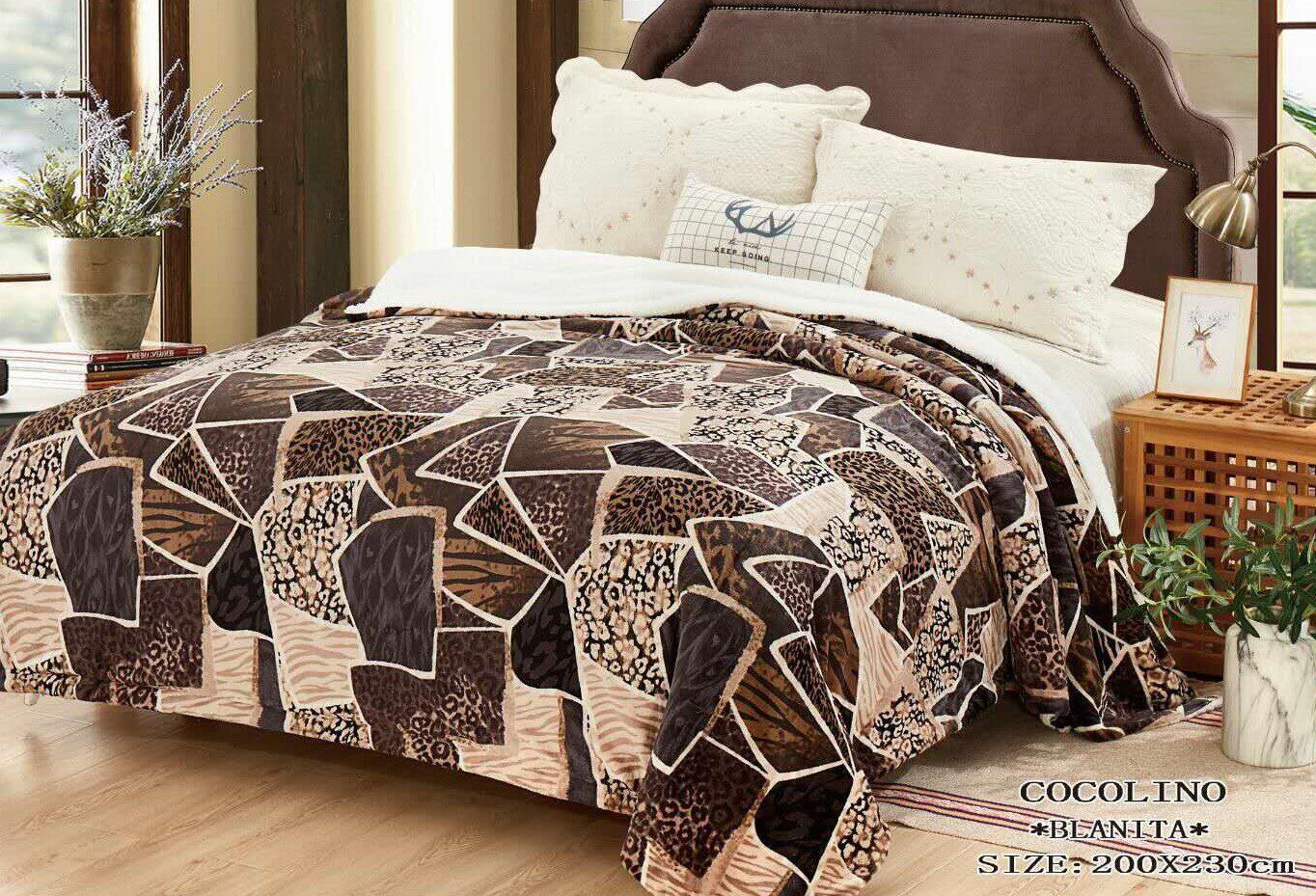 Pătura pufoasă COCOLINO Blanita, 2 persoane PB8 1