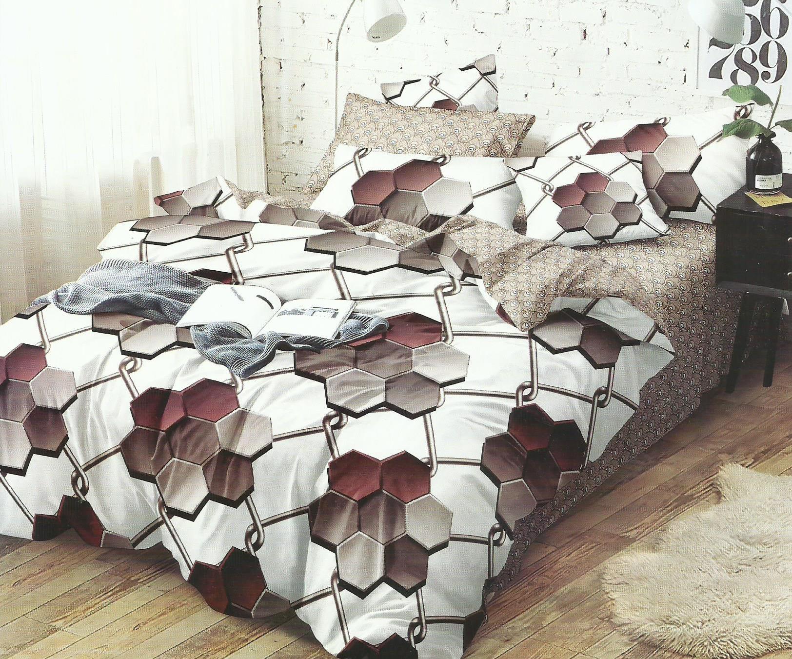 Lenjerie de pat LUX 6 piese cod-TX51 1