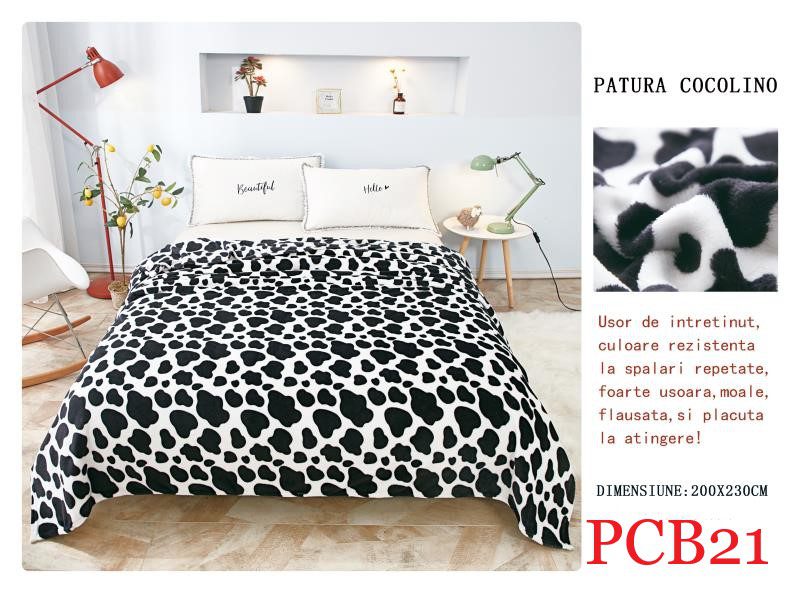 Pătura pufoasă COCOLINO, 2 persoane PCB21 1
