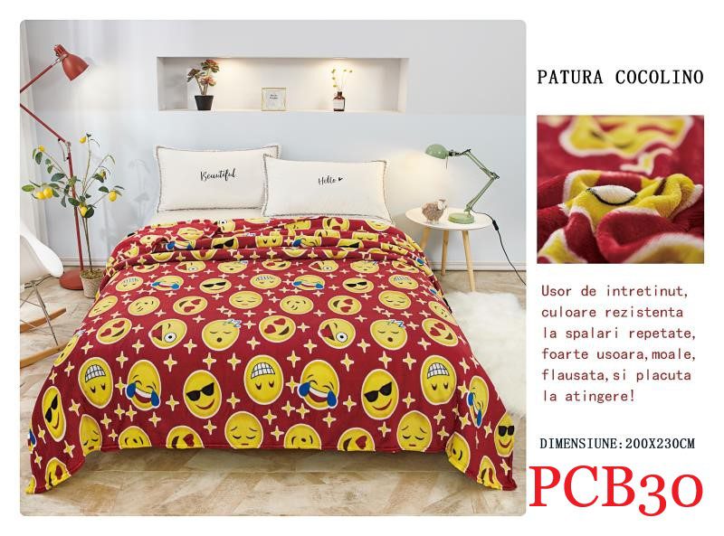 Pătura pufoasă COCOLINO, 2 persoane PCB30 2