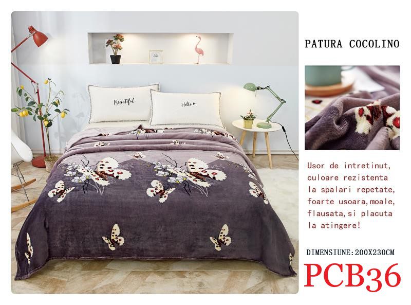Pătura pufoasă COCOLINO, 2 persoane PCB36 2