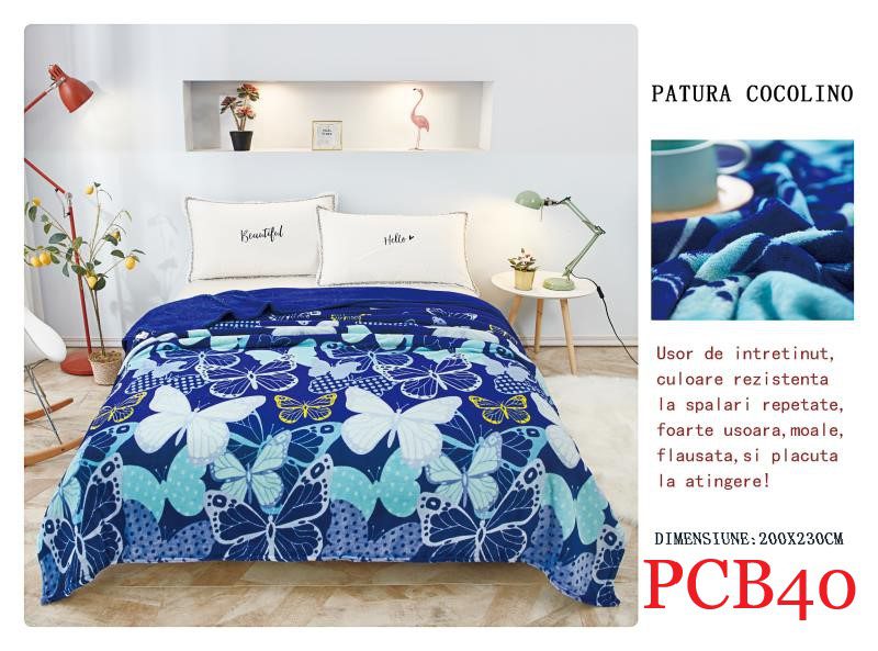 Pătura pufoasă COCOLINO, 2 persoane PCB40 1