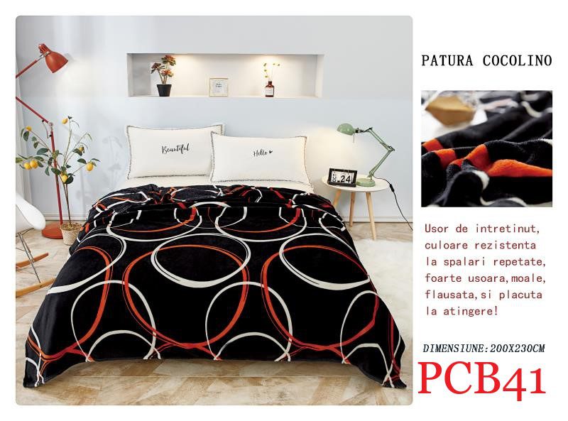 Pătura pufoasă COCOLINO, 2 persoane PCB41 1