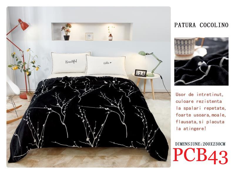 Pătura pufoasă COCOLINO, 2 persoane PCB43 2