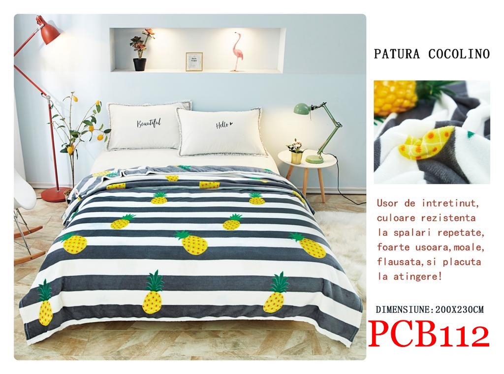 Pătura pufoasă COCOLINO, 2 persoane PCB112 2