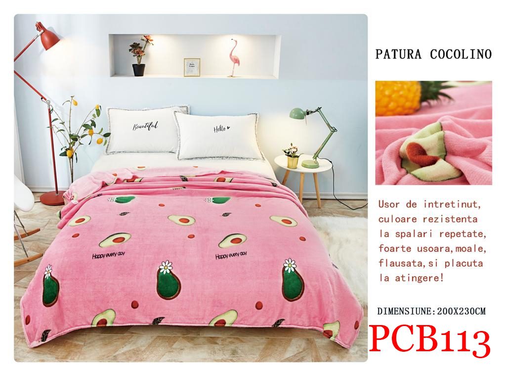 Pătura pufoasă COCOLINO, 2 persoane PCB113 2