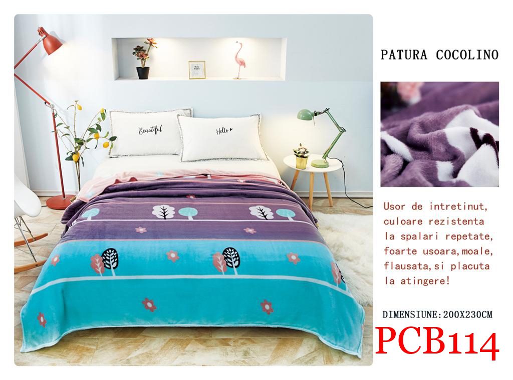 Pătura pufoasă COCOLINO, 2 persoane PCB114 1
