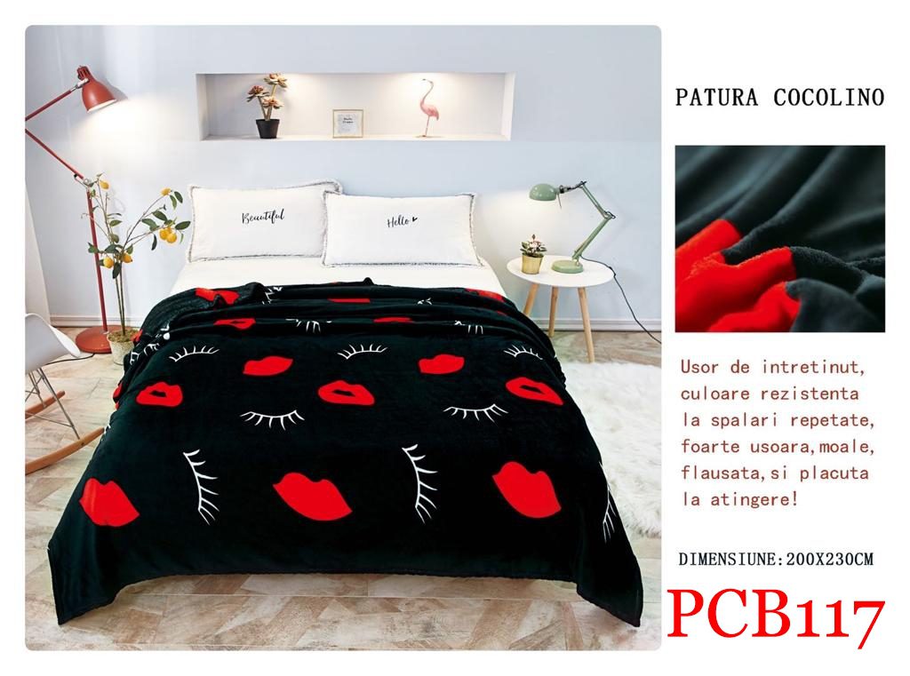 Pătura pufoasă COCOLINO, 2 persoane PCB117 2