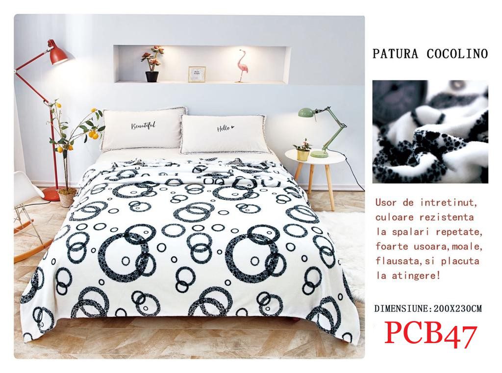 Pătura pufoasă COCOLINO, 2 persoane PCB47 1