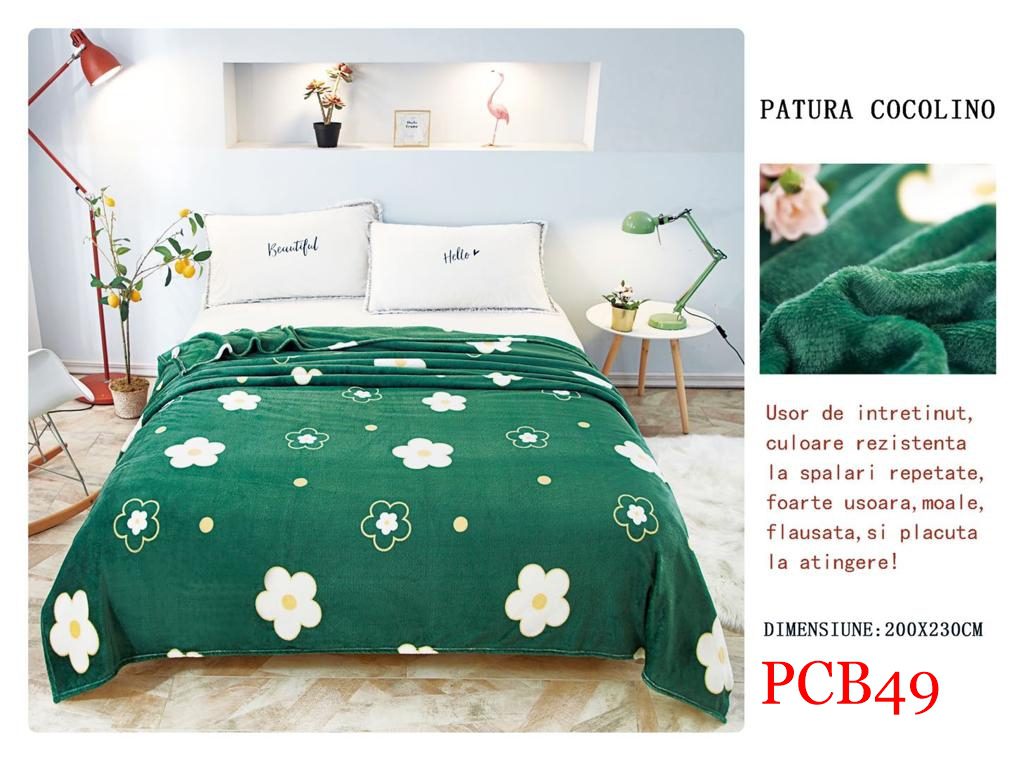 Pătura pufoasă COCOLINO, 2 persoane PCB49 2