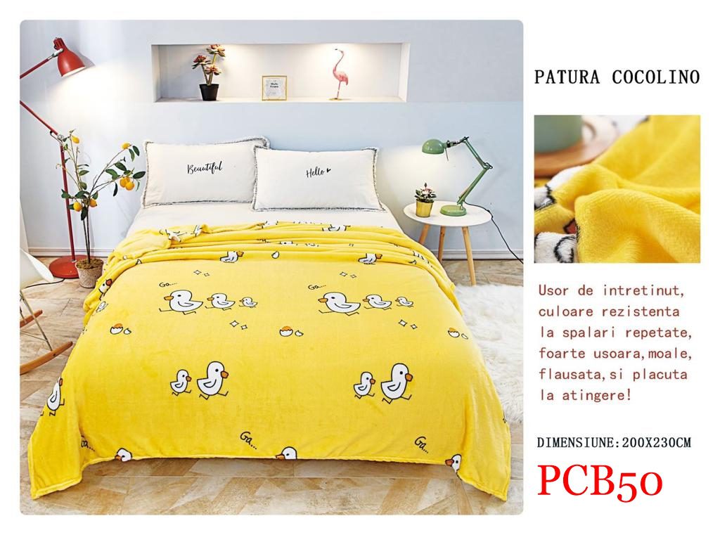 Pătura pufoasă COCOLINO, 2 persoane PCB50 2