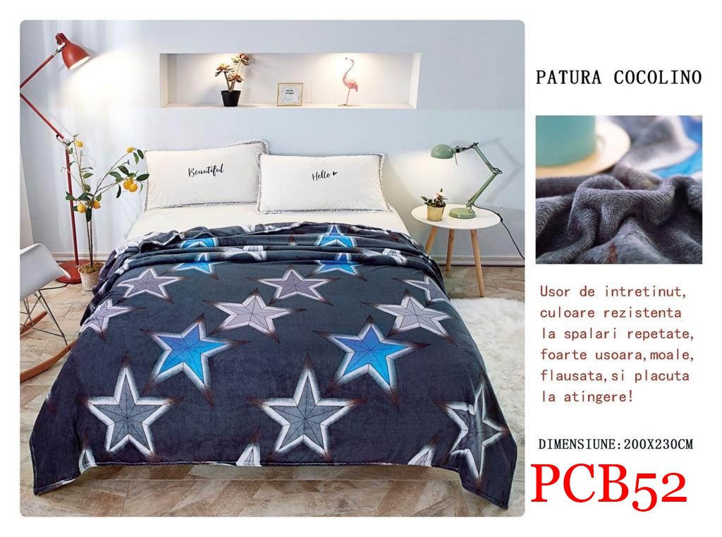 Pătura pufoasă COCOLINO, 2 persoane PCB52 2