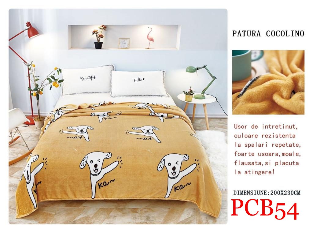 Pătura pufoasă COCOLINO, 2 persoane PCB54 2