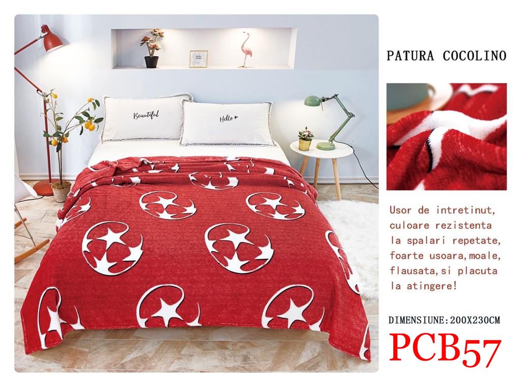 Pătura pufoasă COCOLINO, 2 persoane PCB57 2