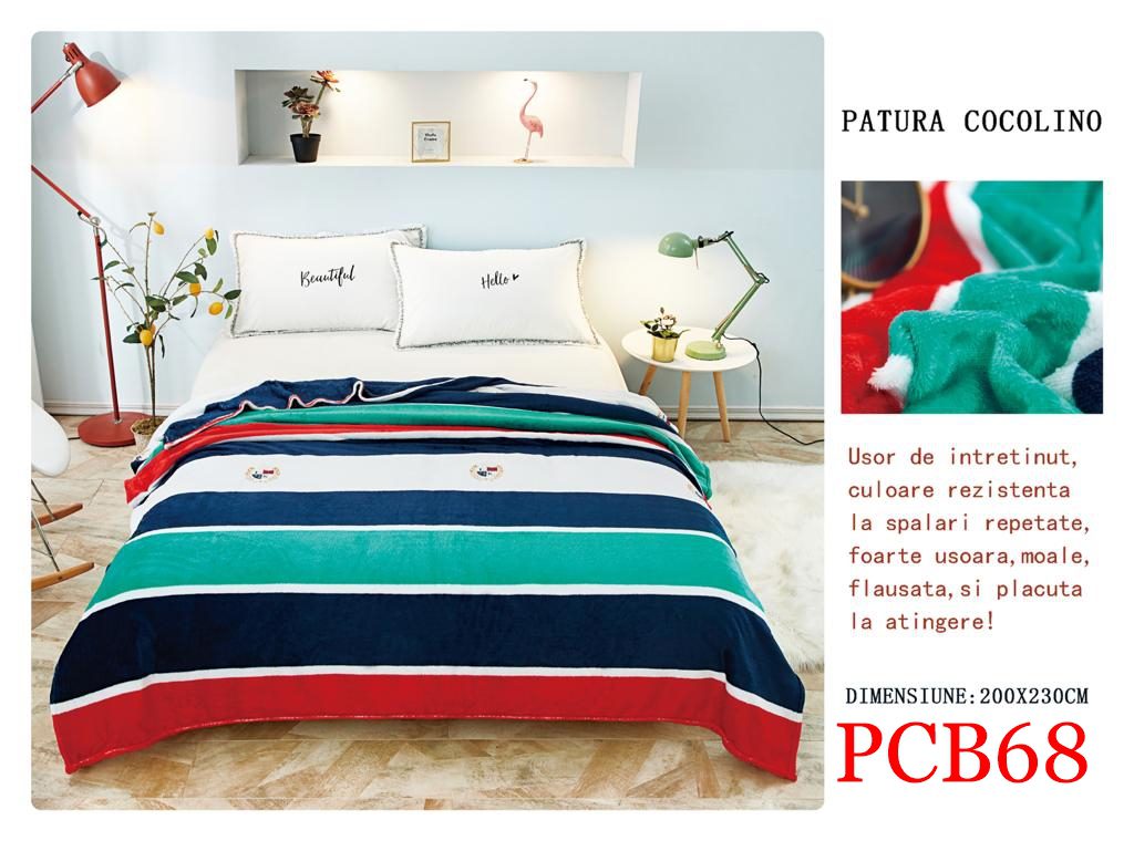 Pătura pufoasă COCOLINO, 2 persoane PCB68 2