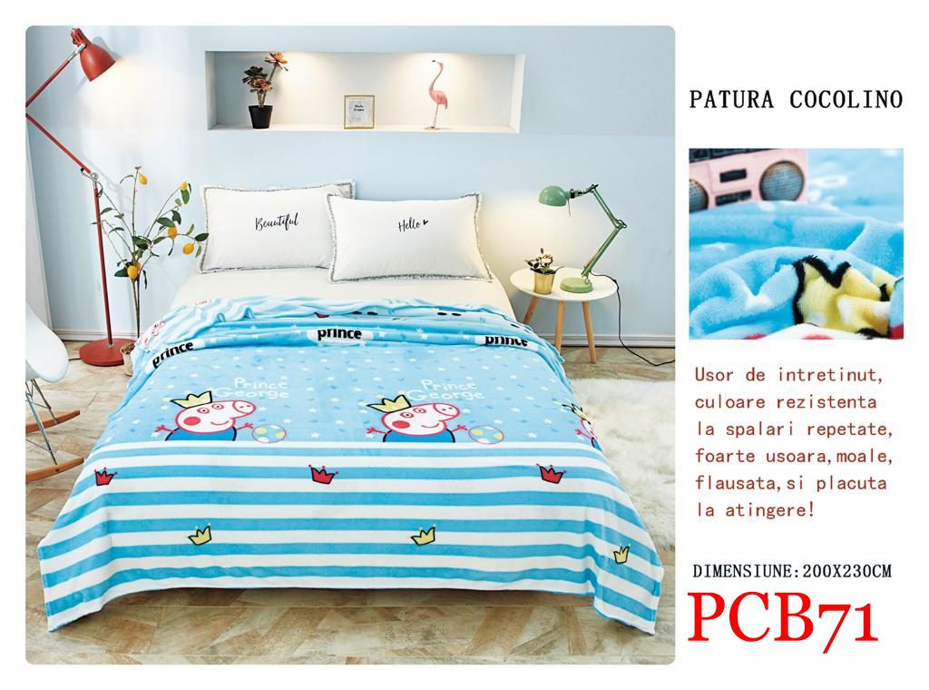 Pătura pufoasă COCOLINO, 2 persoane PCB71 1