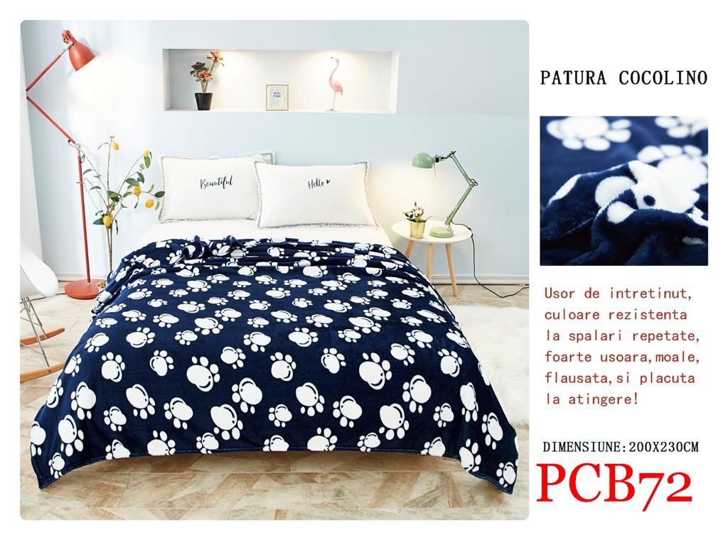 Pătura pufoasă COCOLINO, 2 persoane PCB72 1