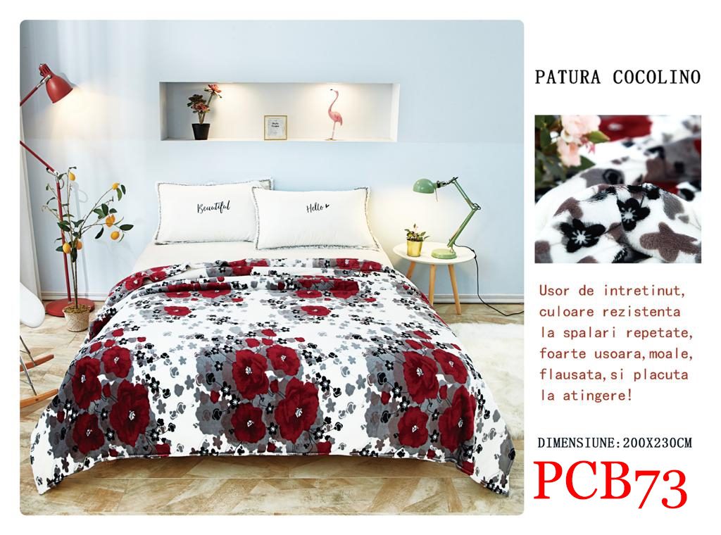 Pătura pufoasă COCOLINO, 2 persoane PCB73 1