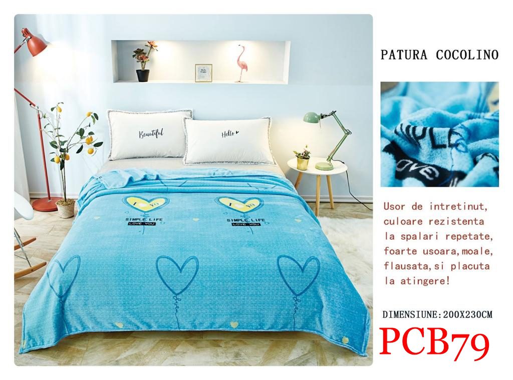 Pătura pufoasă COCOLINO, 2 persoane PCB79 2