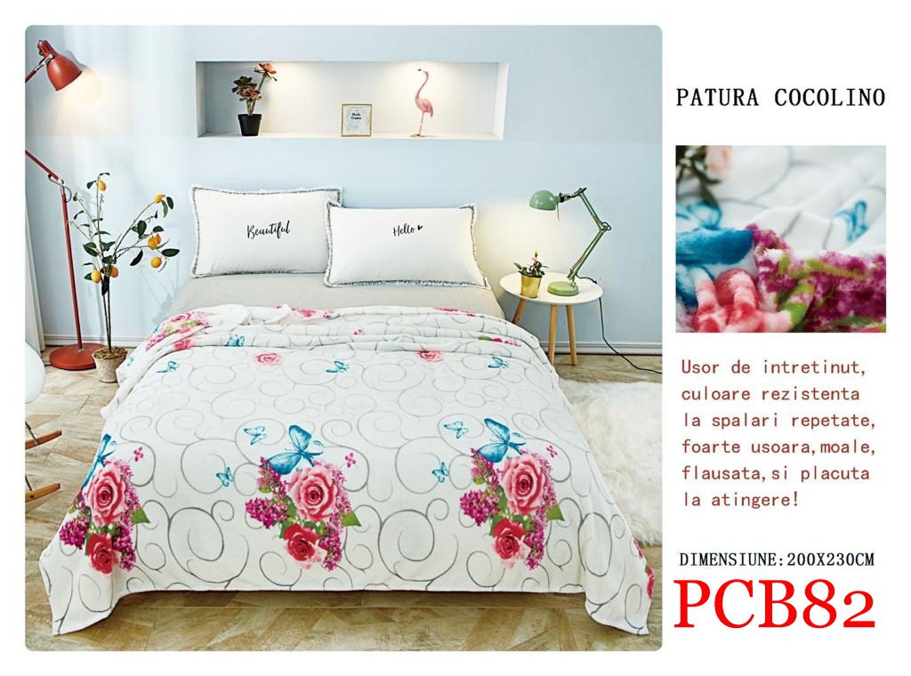 Pătura pufoasă COCOLINO, 2 persoane PCB82 1