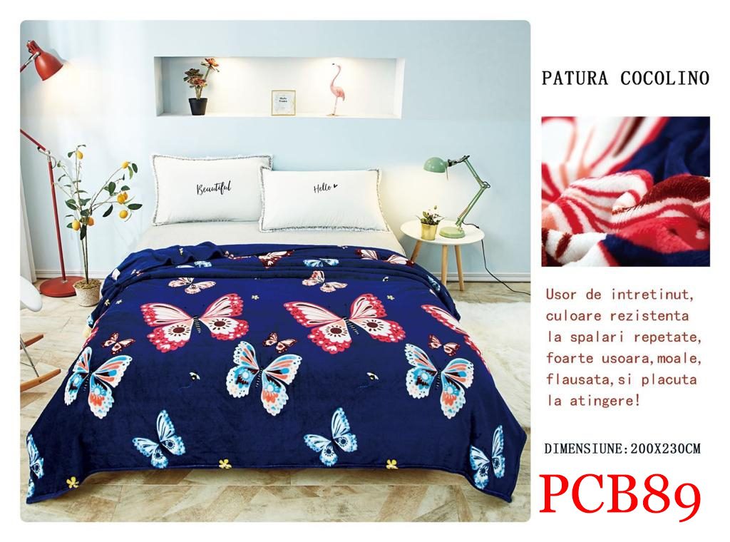 Pătura pufoasă COCOLINO, 2 persoane PCB89 2