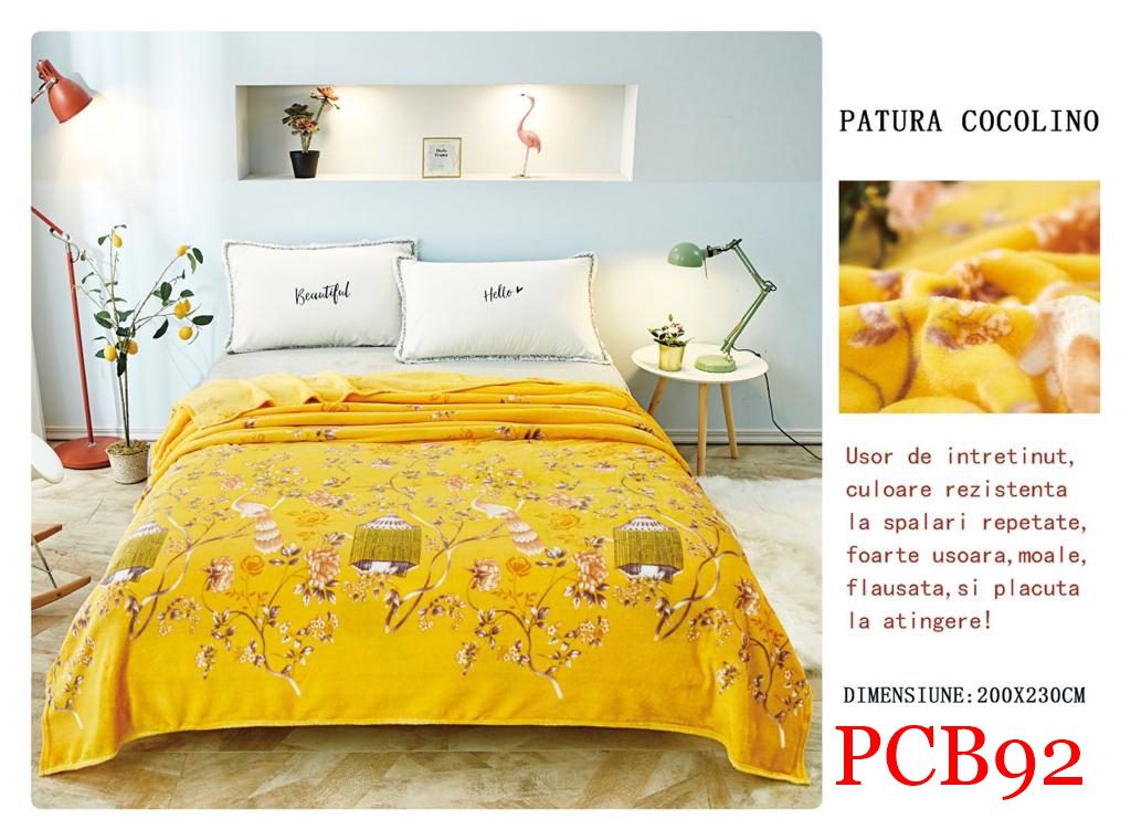 Pătura pufoasă COCOLINO, 2 persoane PCB92 2