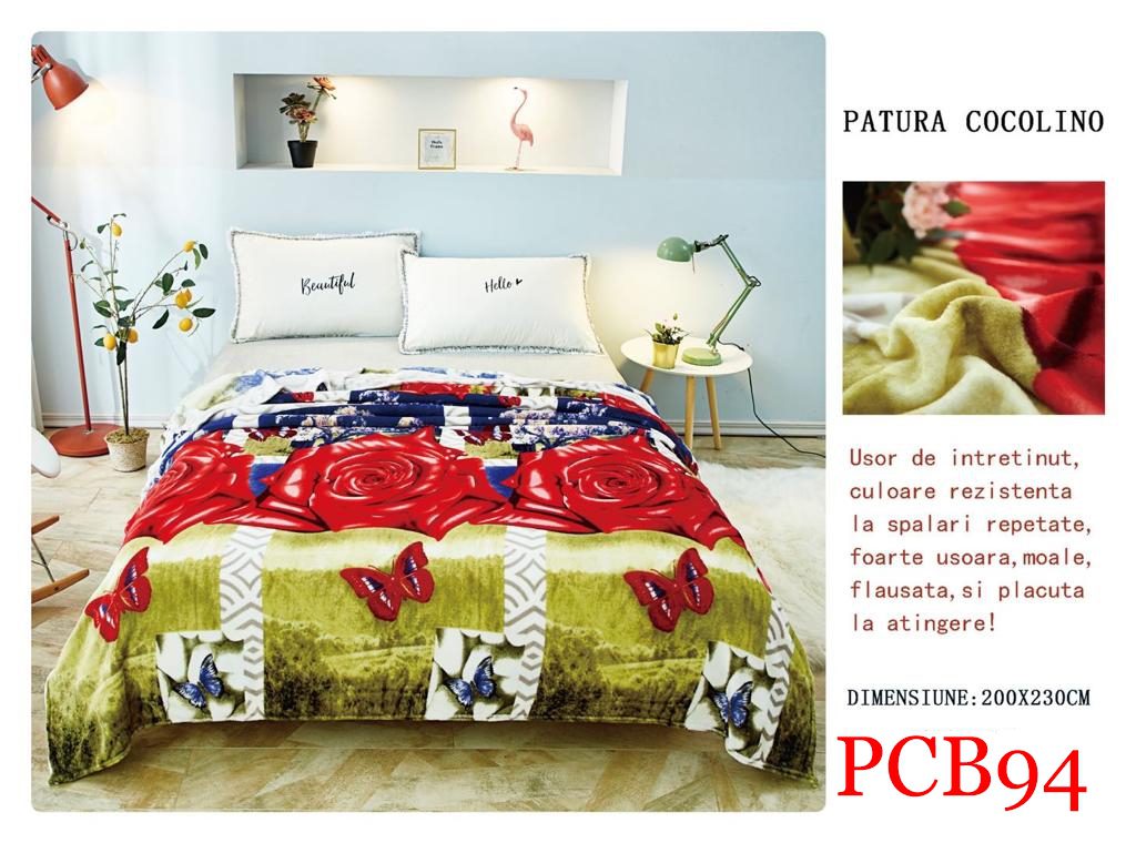 Pătura pufoasă COCOLINO, 2 persoane PCB94 2