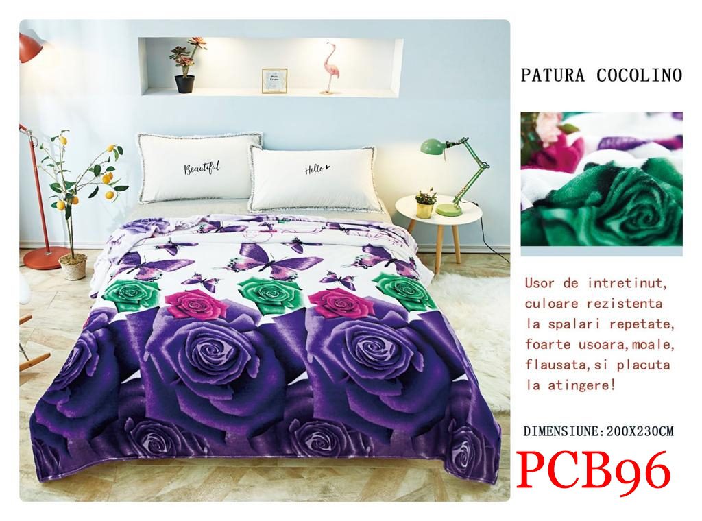 Pătura pufoasă COCOLINO, 2 persoane PCB96 2