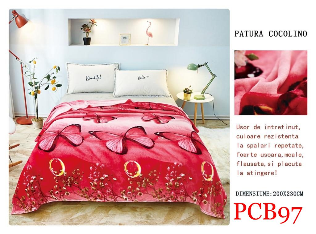 Pătura pufoasă COCOLINO, 2 persoane PCB97 2