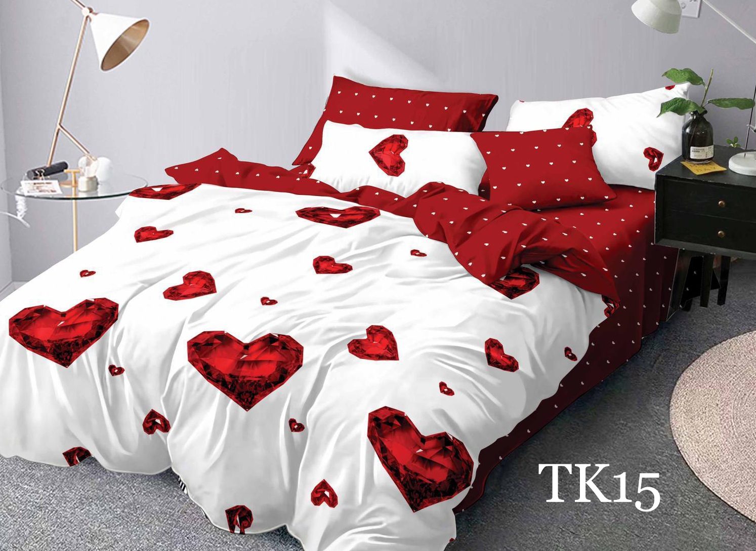 Lenjerie de pat Finet 6 piese cod-TK15 2