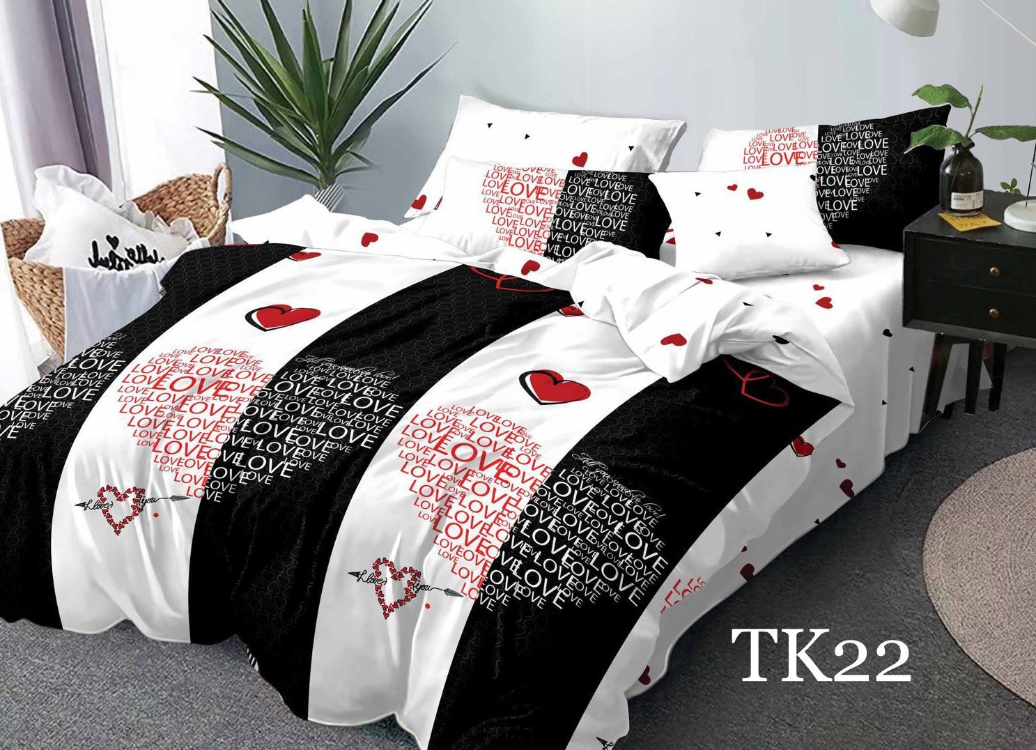 Lenjerie de pat Finet 6 piese cod-TK22 1