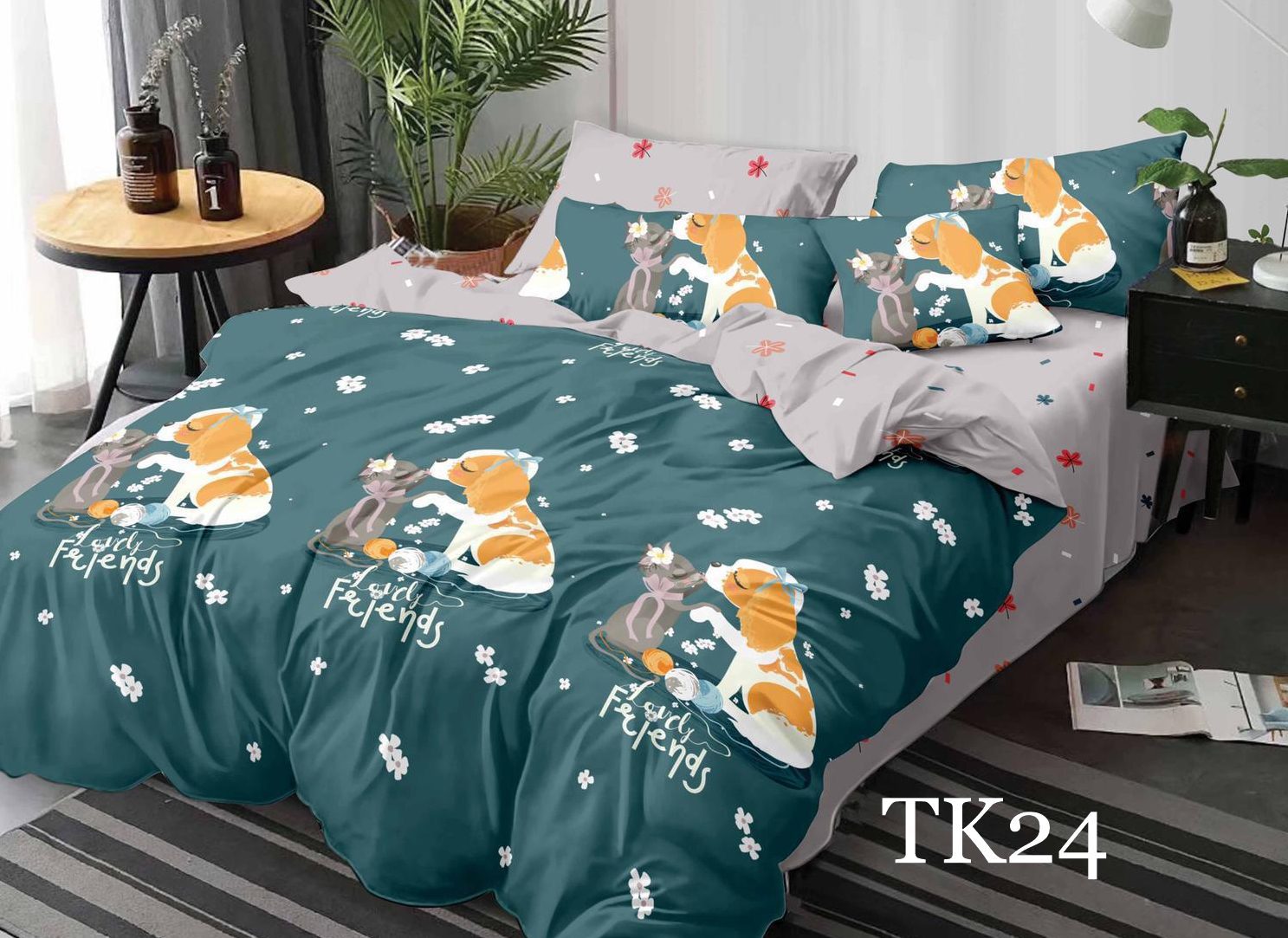 Lenjerie de pat Finet 6 piese cod-TK24 1