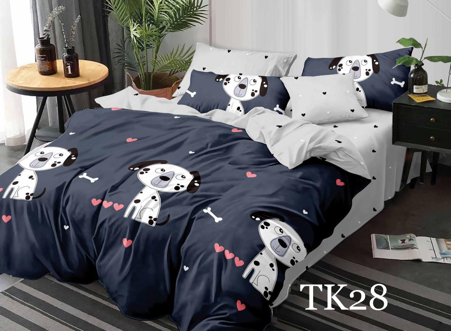 Lenjerie de pat Finet 6 piese cod-TK28 1