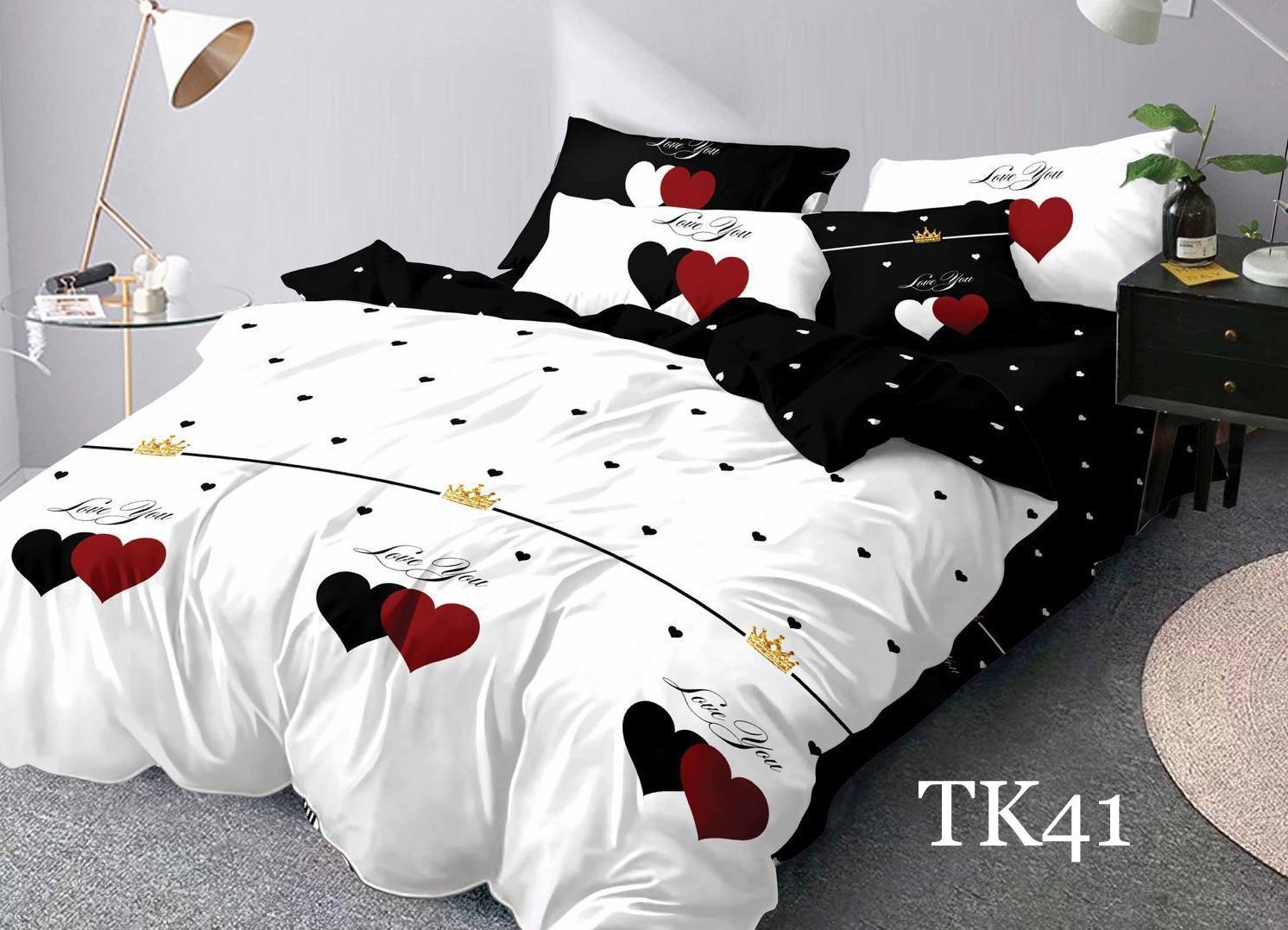 Lenjerie de pat Finet 6 piese cod-TK41 1