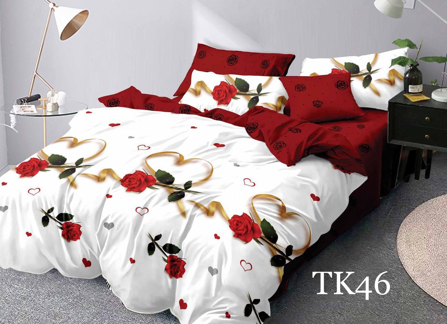 Lenjerie de pat Finet 6 piese cod-TK46 1