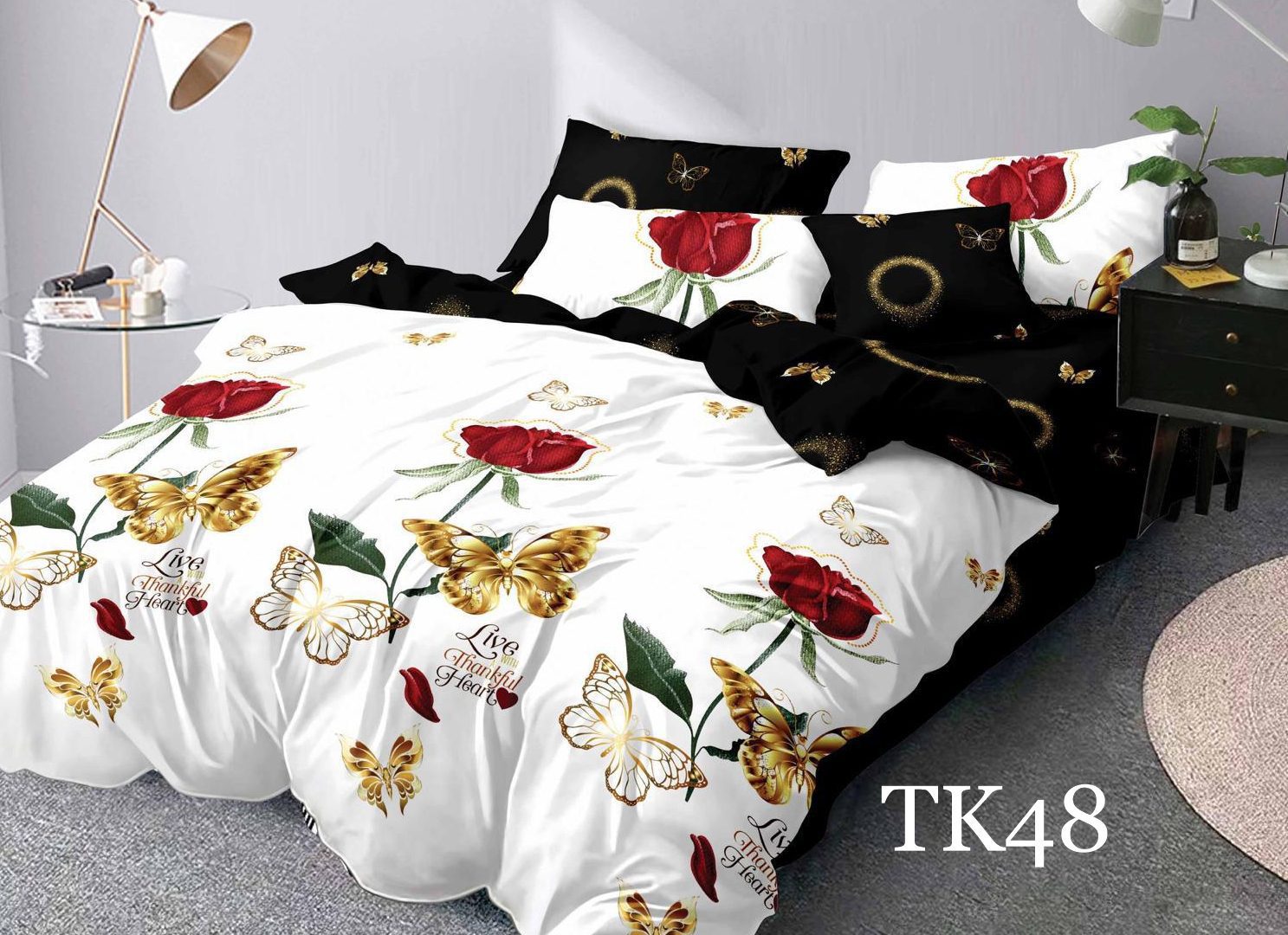 Lenjerie de pat Finet 6 piese cod-TK48 1