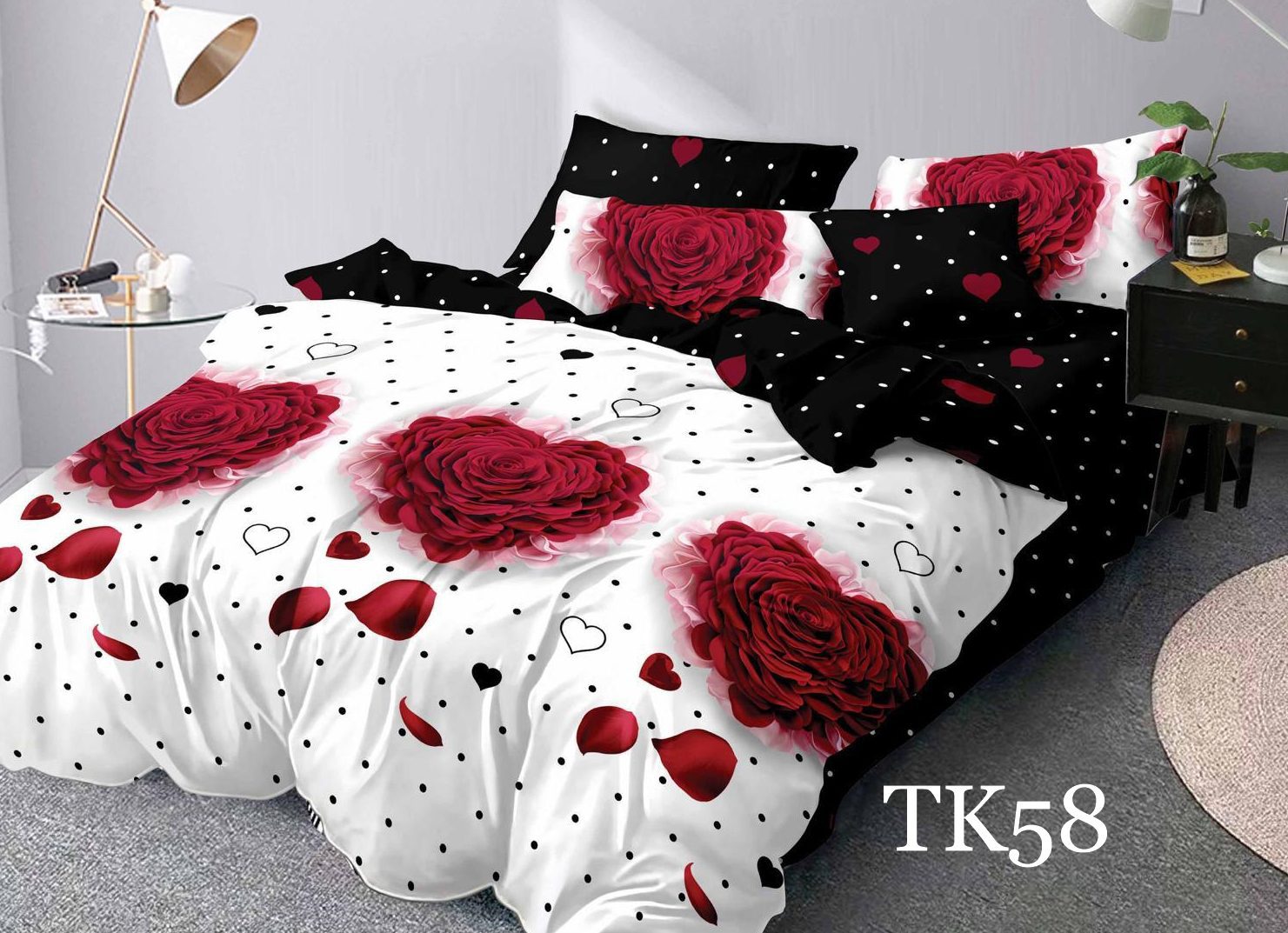 Lenjerie de pat Finet 6 piese cod-TK58 1