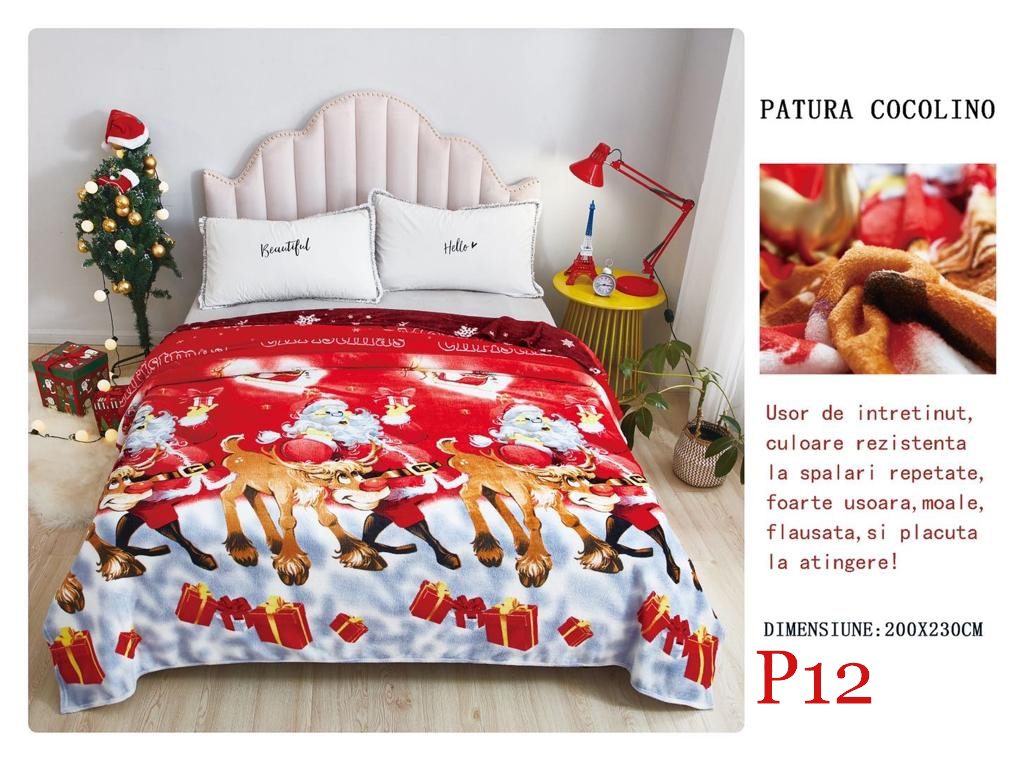 Pătura pufoasă COCOLINO, 2 persoane P12 2