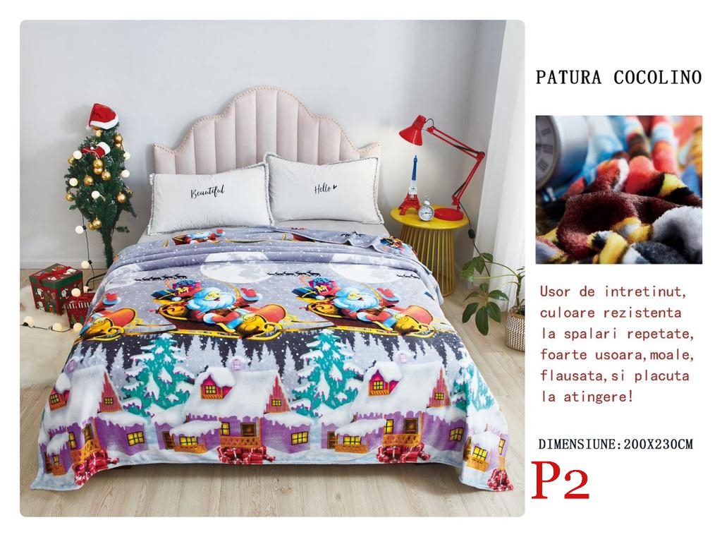 Pătura pufoasă COCOLINO, 2 persoane P2 2